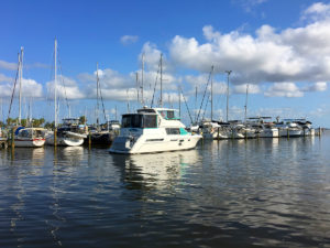Boat Leaving Titusville Marina