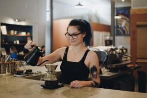 Serving up some YUMMY coffee!