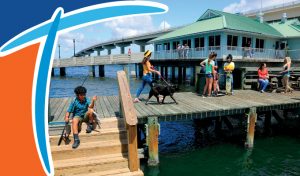 Fishing and Walking on pier