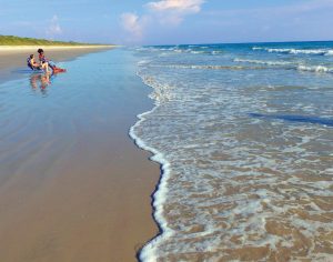 Playalinda beach and residents