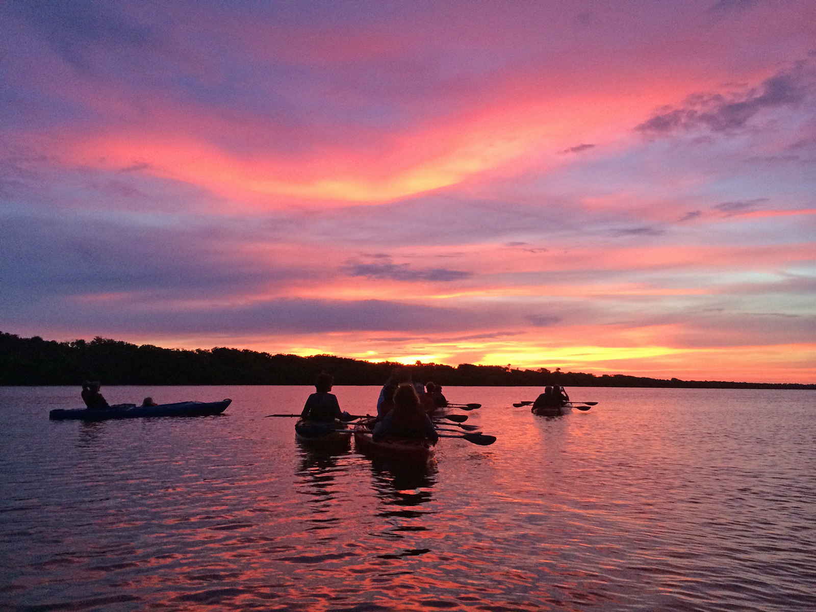 Indian River Lagoons Kayaks at Sunset