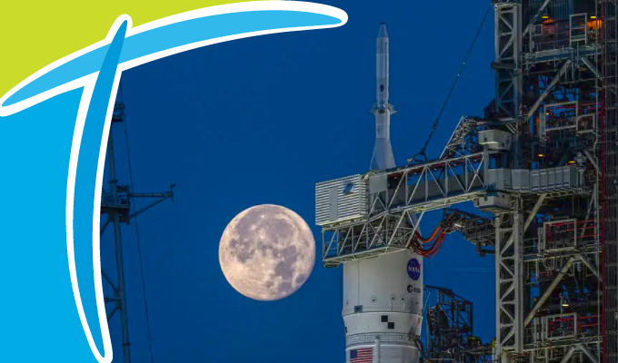 Rocket on pad